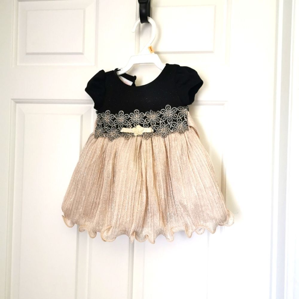 2/$30 Bonnie Baby dress size 3-6 m